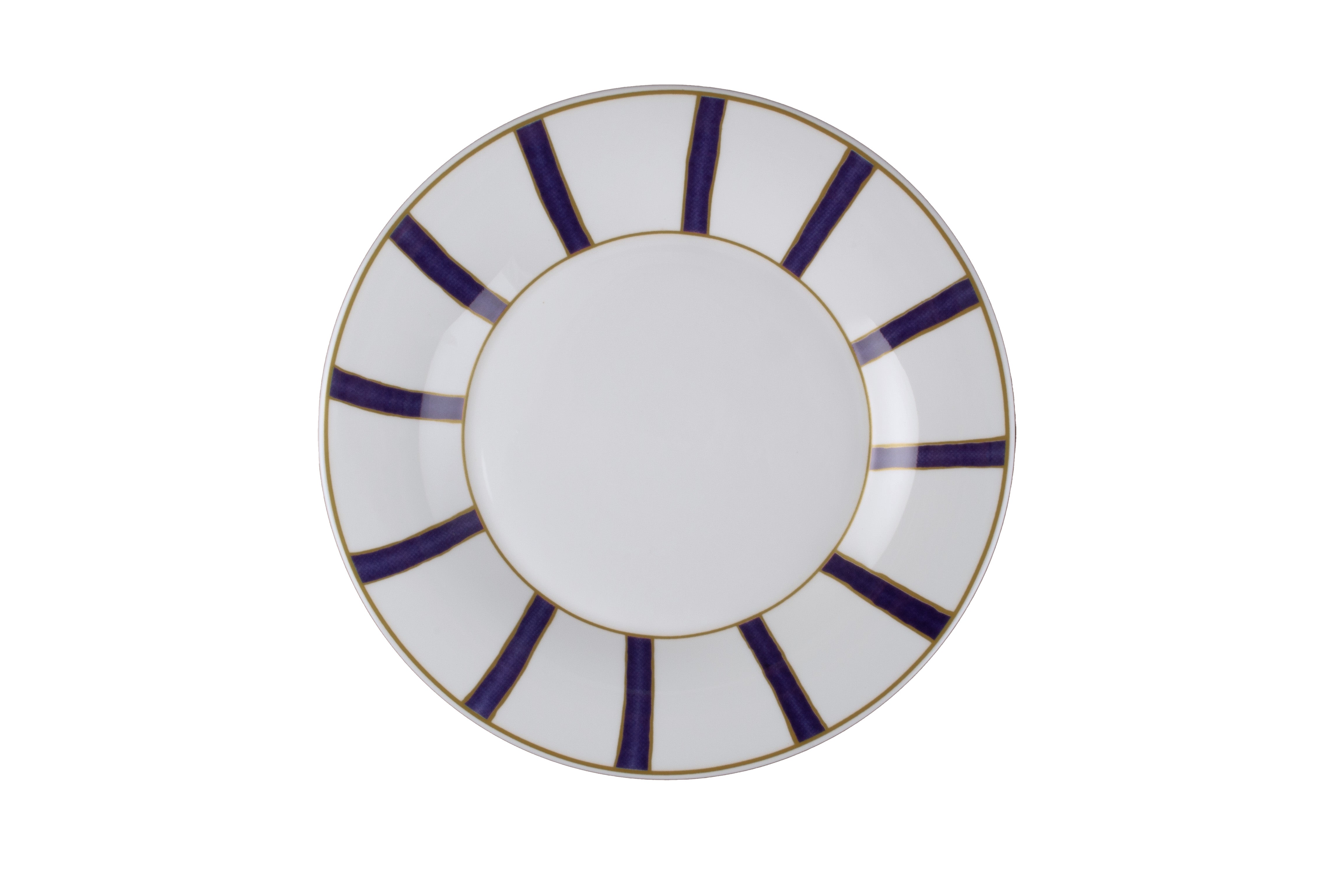 Striche Arancio e Oro - طقم أطباق فاخر (30 قطعة)