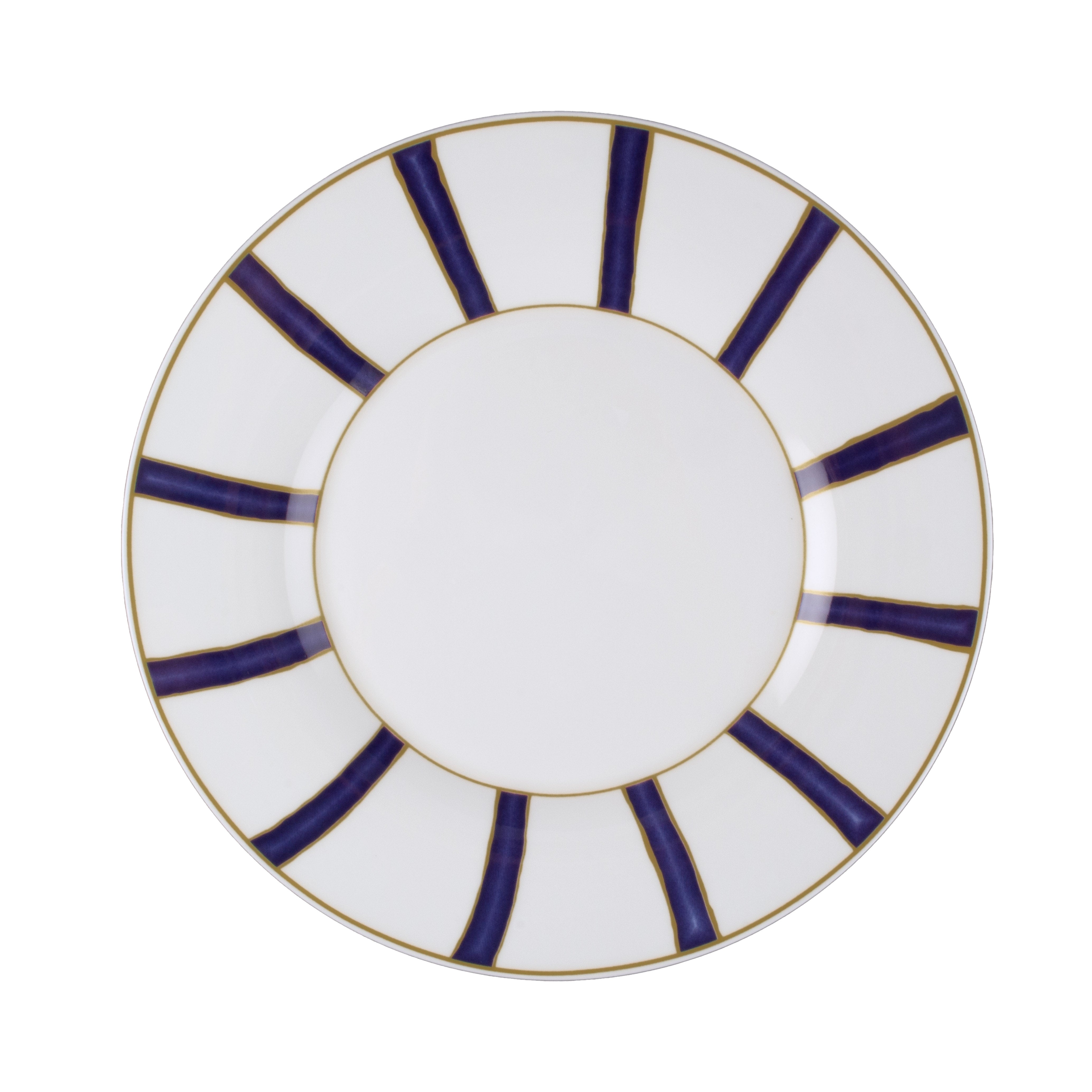 Striche Arancio e Oro - طقم أطباق فاخر (30 قطعة)