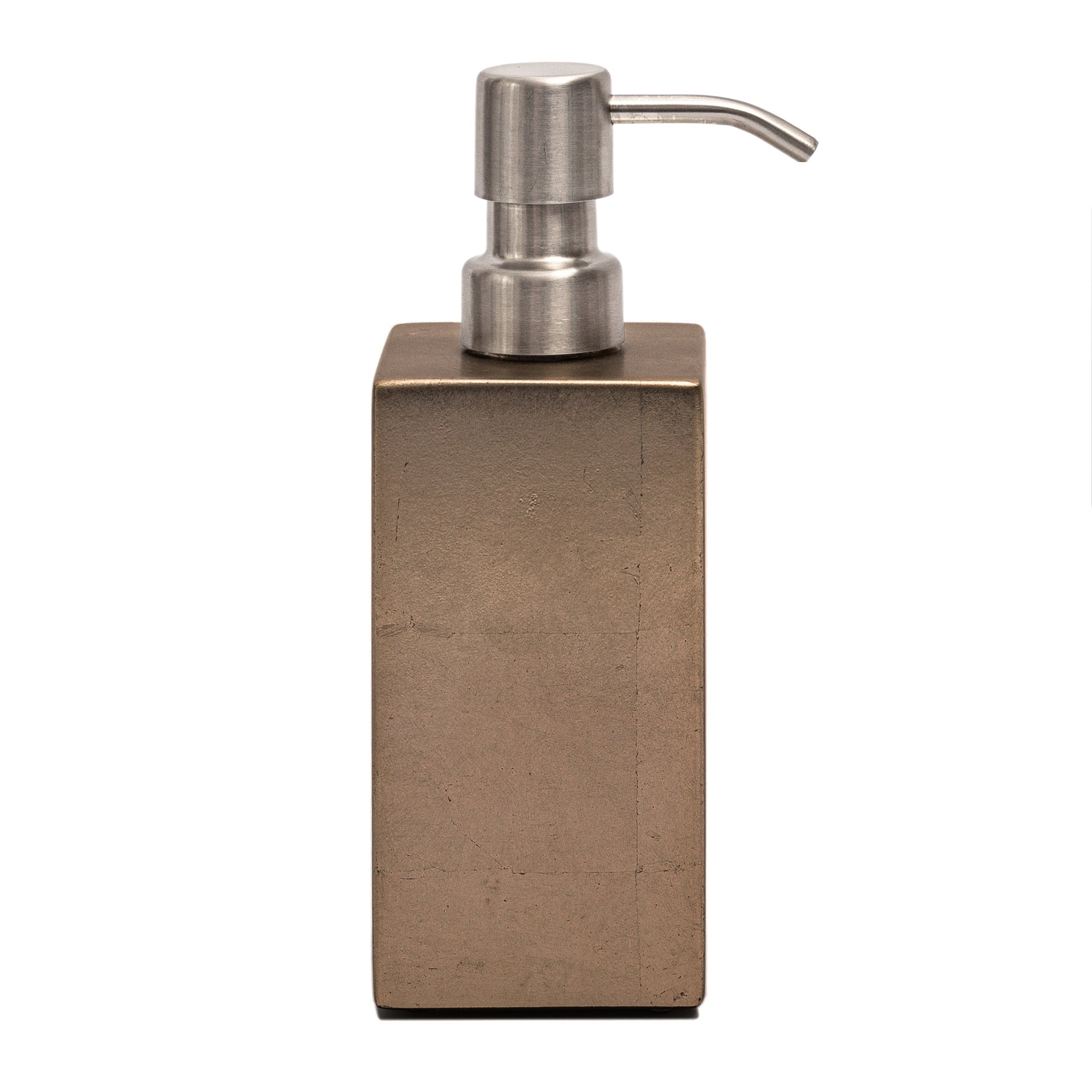 Kensington Luxury Soap & Lotion Dispenser – Taupe Silver Leaf