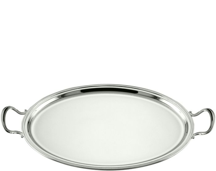 Inglese - Oval tray w/handles 45x34 cm