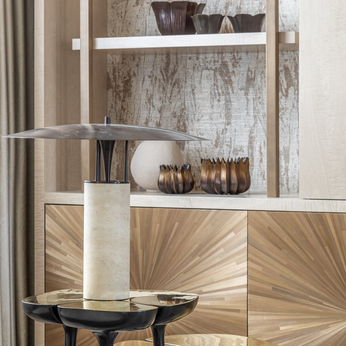 Haru Luxury Table Bowl – Antique Bronze