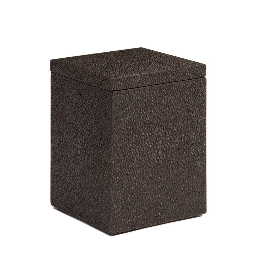 Chelsea Luxury Cotton Wool Box – Chocolate Shagreen