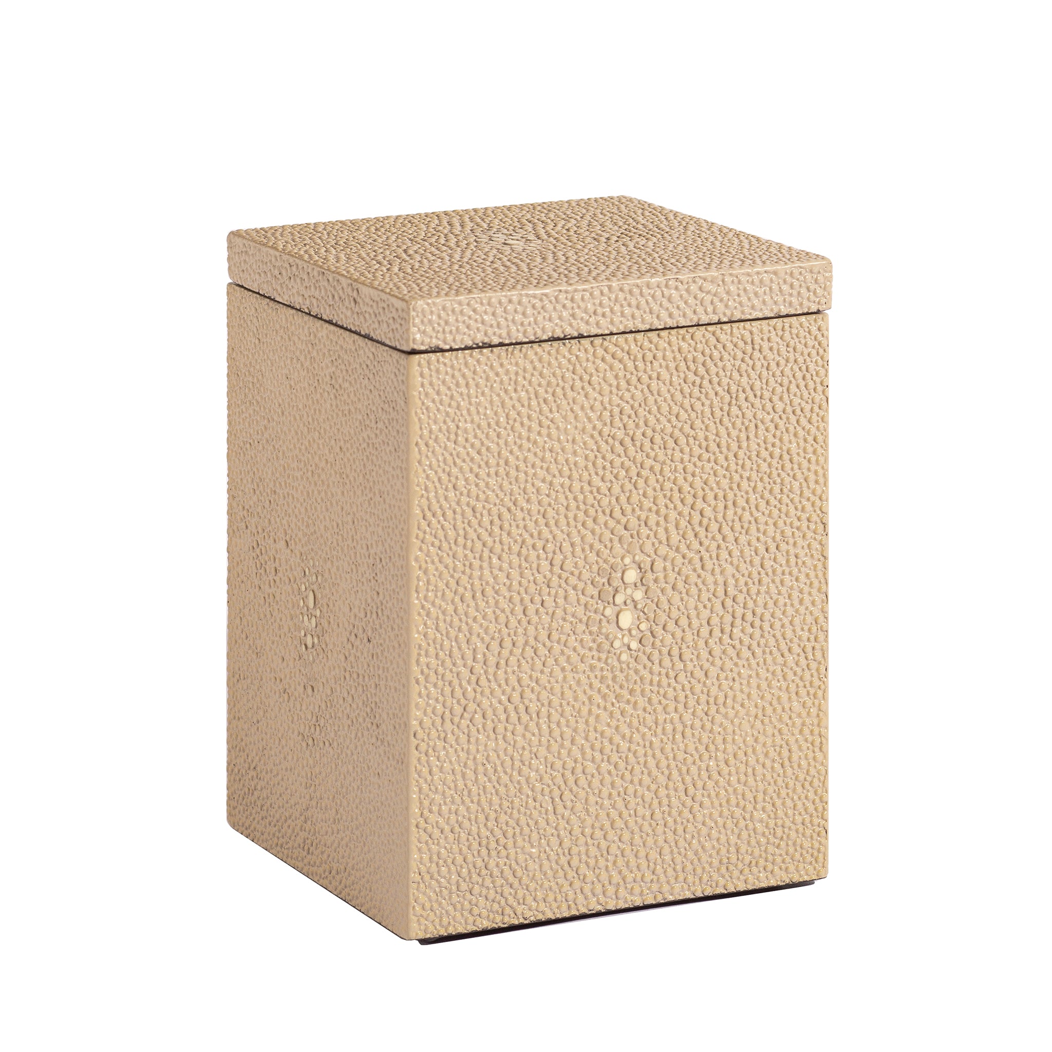 Chelsea Luxury Cotton Wool Box – Natural Shagreen