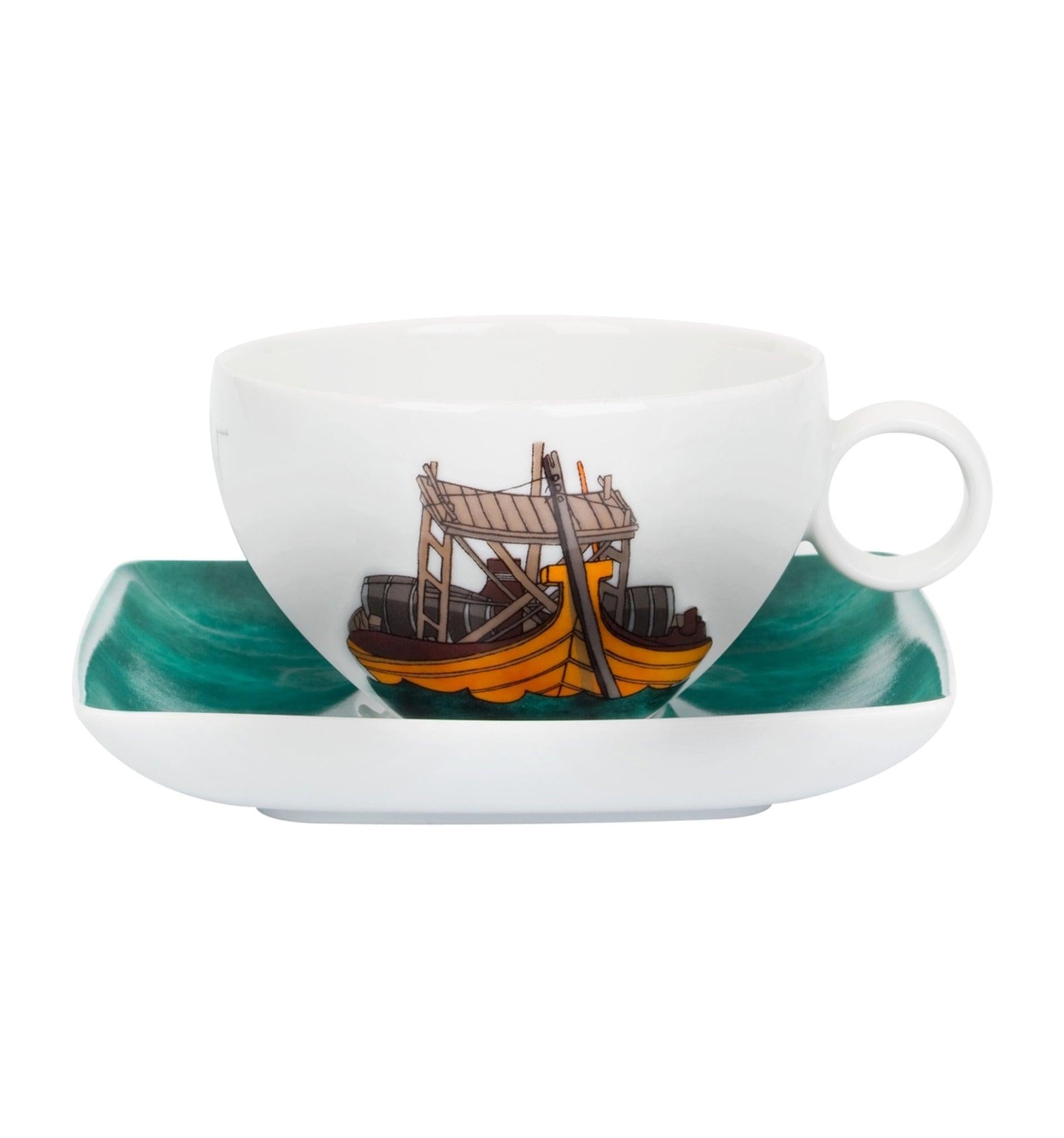 Alma Do Porto - Tea Cup & Saucer - LAZADO