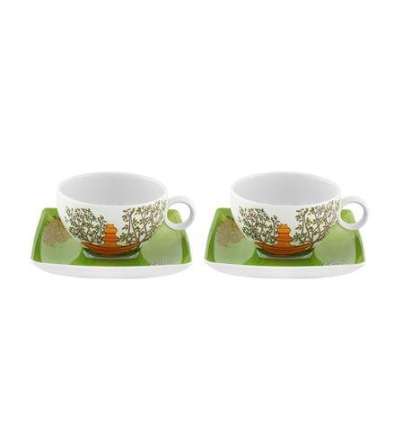 Alma de Lisboa - Set 2 Tea Cups & Saucers by Beatriz Lamanna - LAZADO
