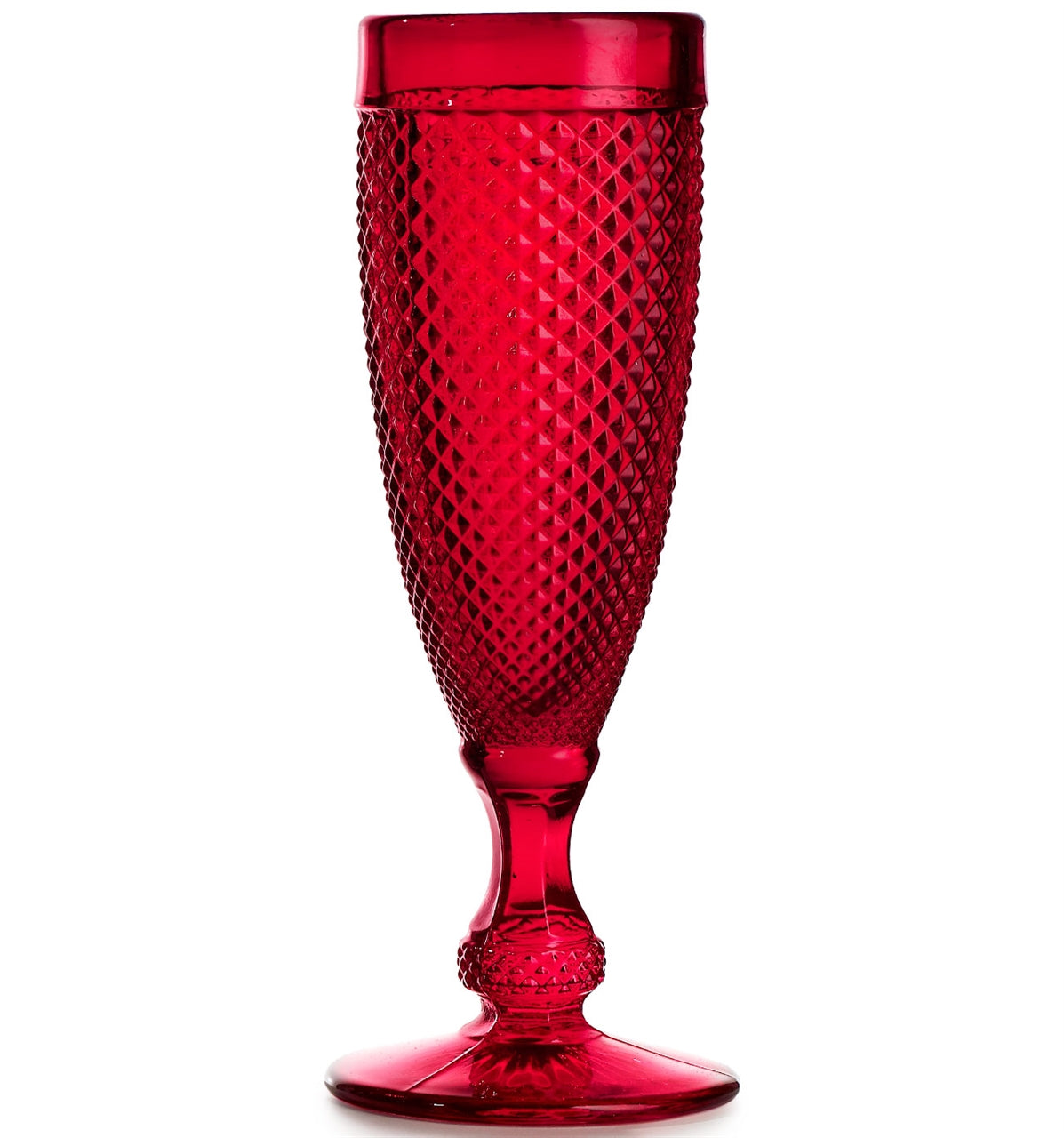 Bicos Vermelho - Set With 4 Flutes Red - LAZADO