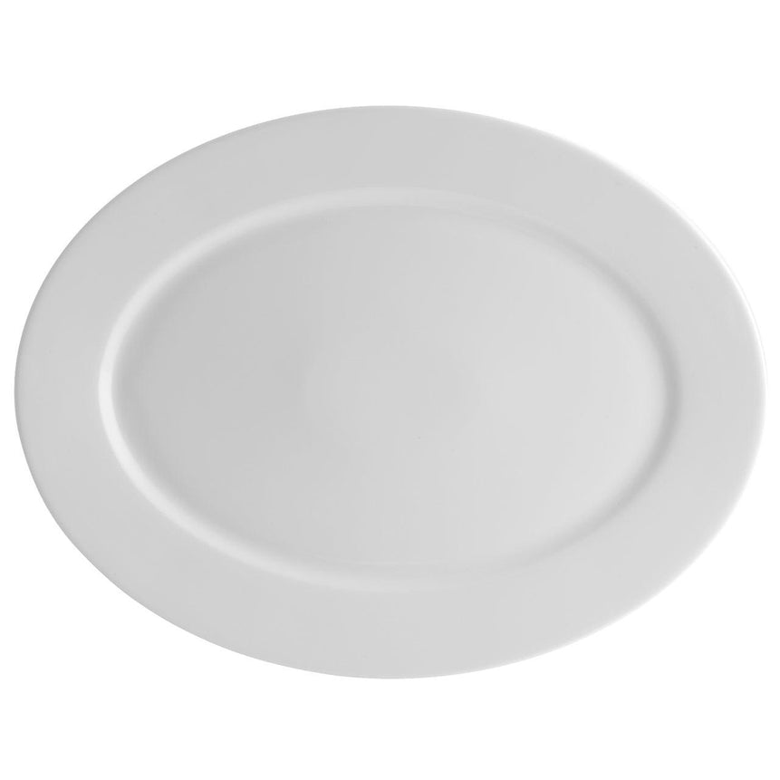 Broadway White - Large Oval Platter - LAZADO