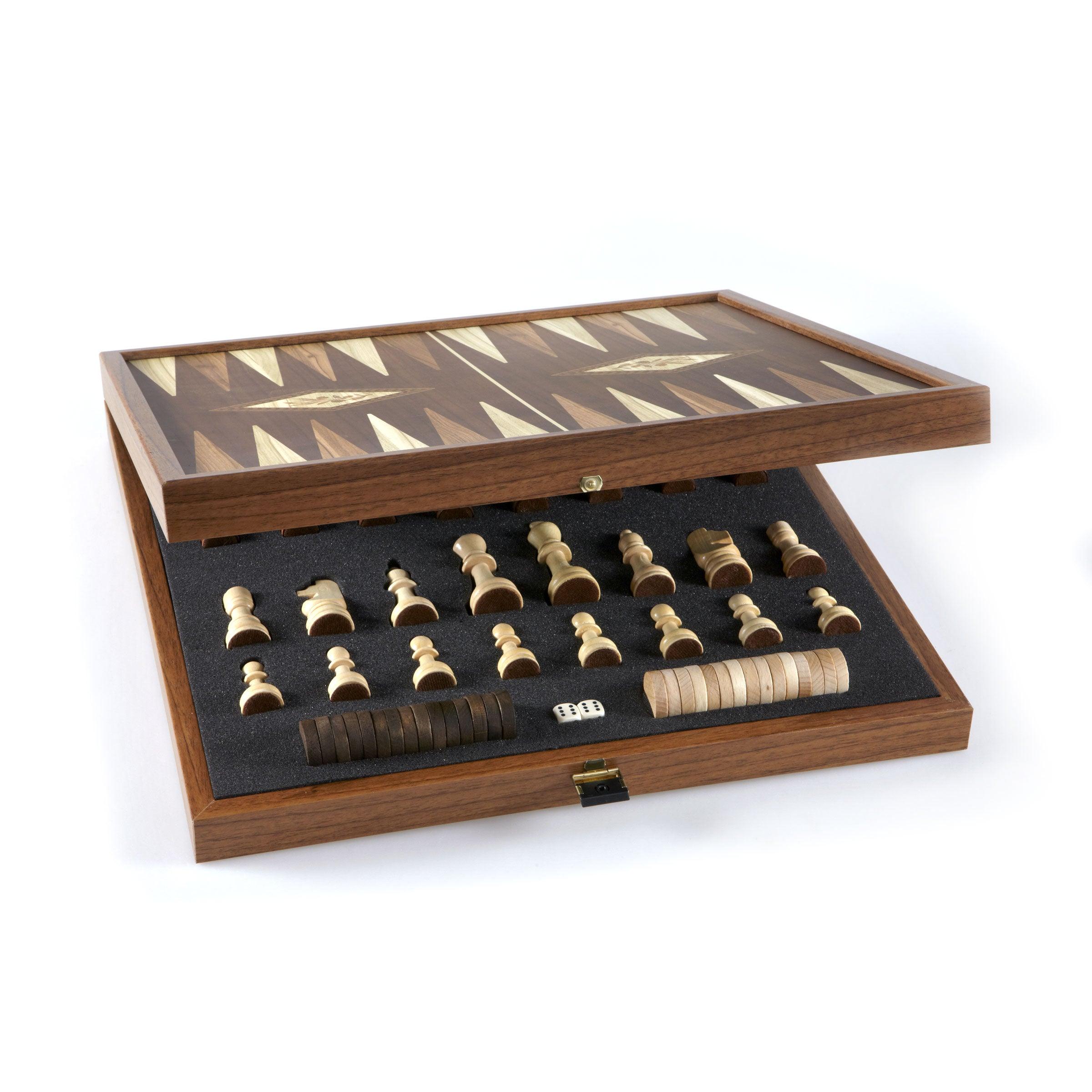 CLASSIC STYLE 2 in 1 Combo Game Chess/Backgammon Large - LAZADO