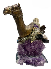 Camel Head - camel sculpture with precious stones by Ebano - Alternate Angle
