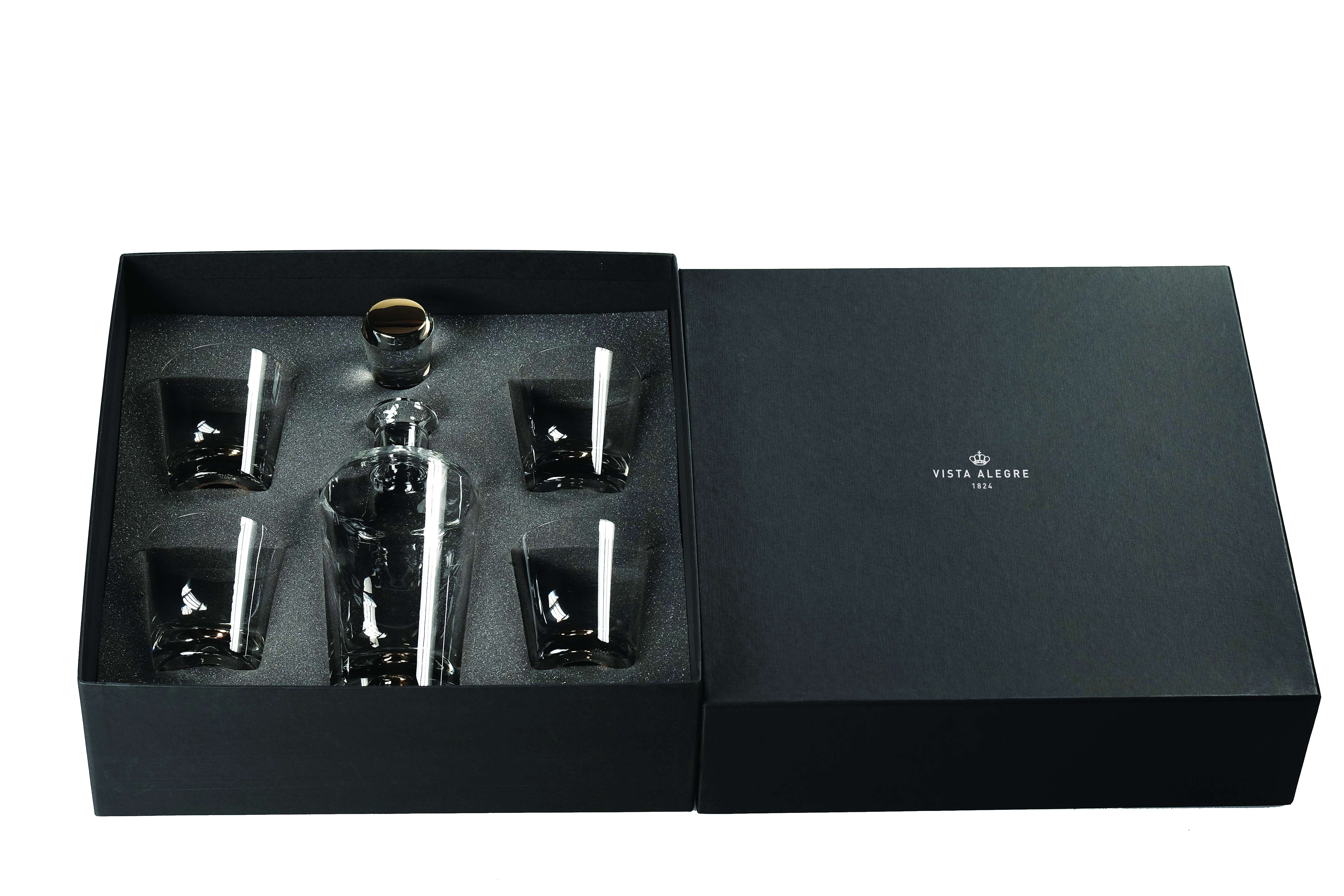 Case with bottle and 4 Old Fash - LAZADO