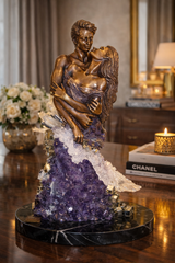 Passion - Human sculpture with precious stones by Ebano - Main View