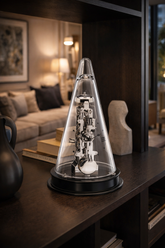 ساعة هيرمل الهيكلية - سوداء