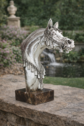 Silver Arabian Horse Bust by Anglada Esculturas - Main View