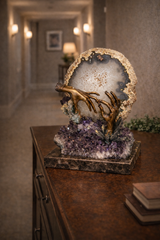 Engagement - Human sculpture with precious stones by Ebano - Main View