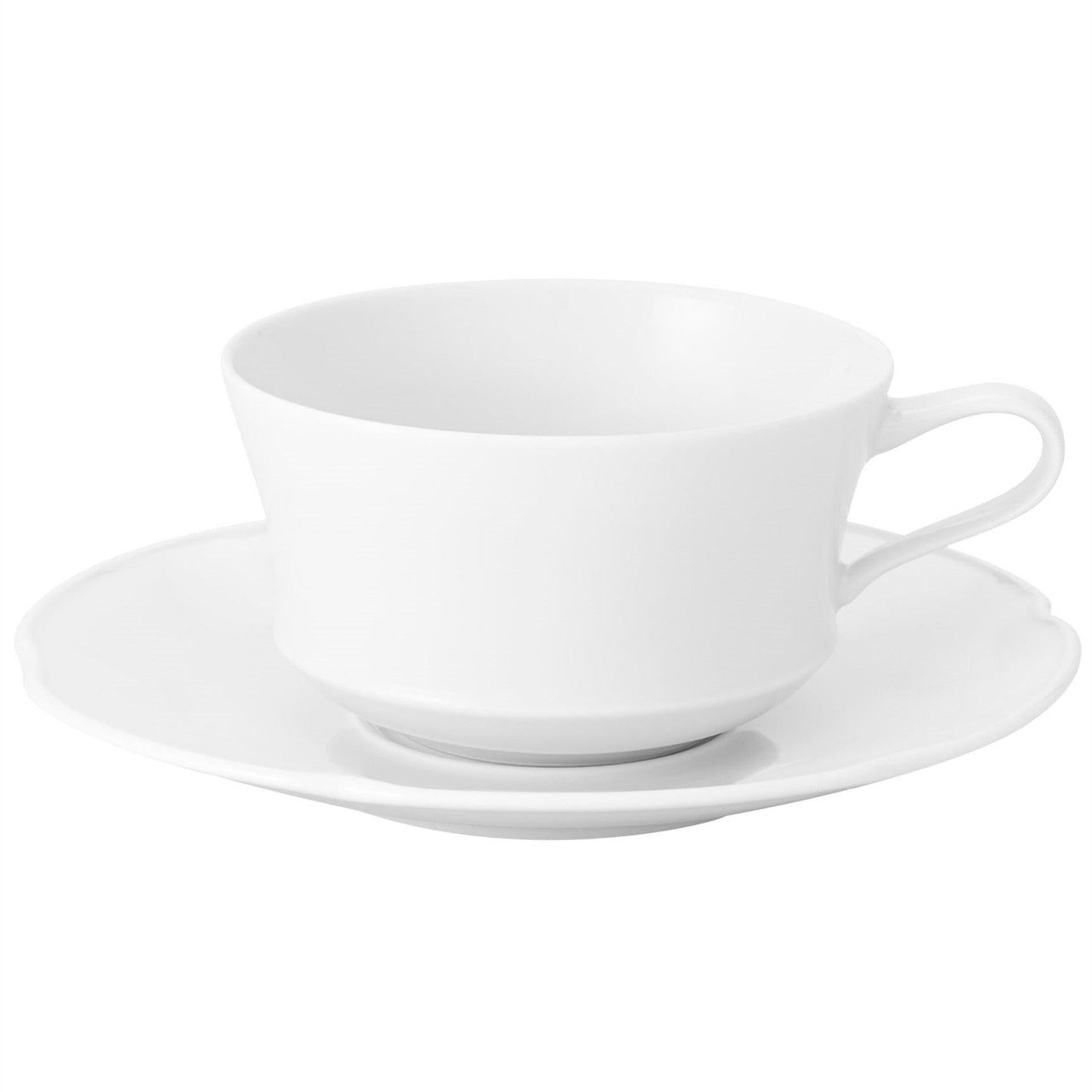 Crown White - Tea Cup & Saucer - LAZADO