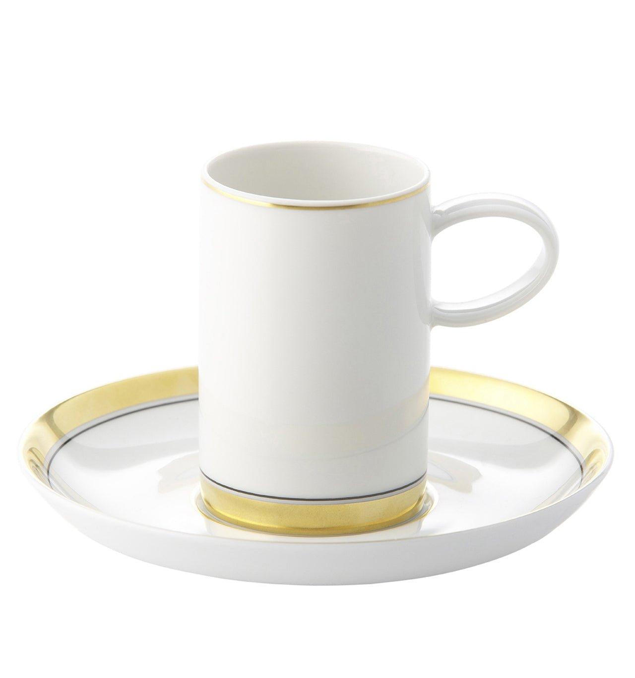 DOMO GOLD - Coffee Cup & Saucer - LAZADO