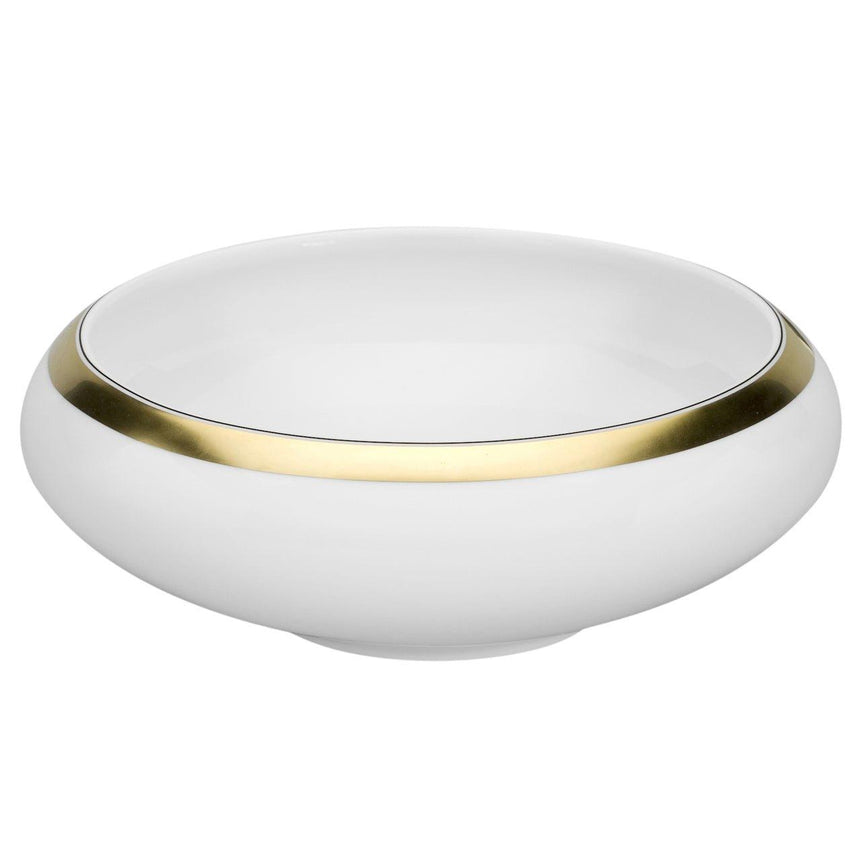 Salad Bowl- DOMO GOLD Serving Plate Set
