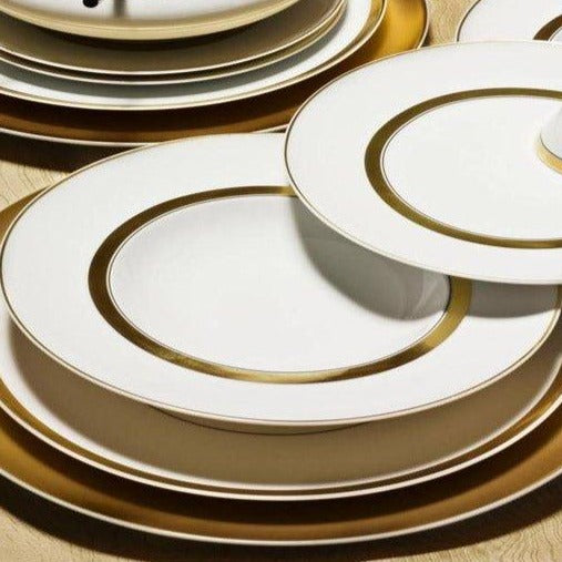 DOMO GOLD Serving Plate Set