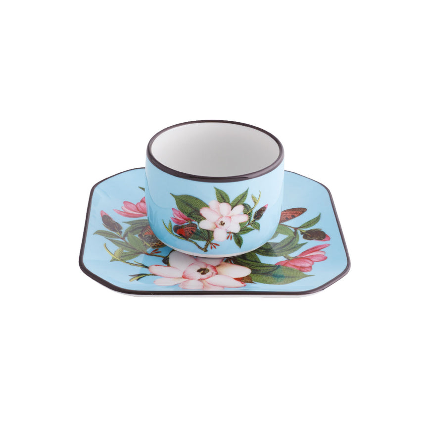 Fête vos jeux - set 4 coffee cups with saucers - LAZADO