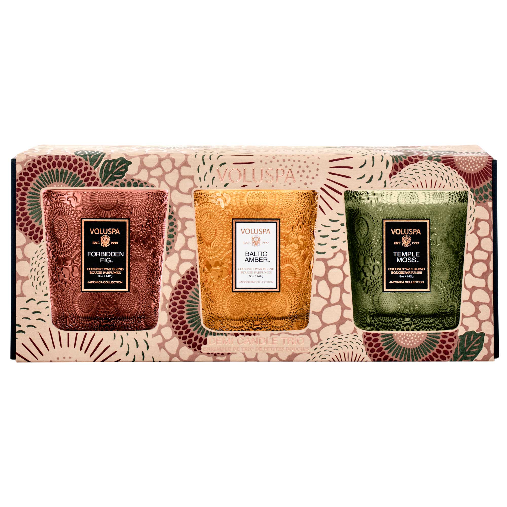 FRAGRANT FOLIAGE - 3 DEMI CANDLE GIFT SET 3PC*142G - LAZADO