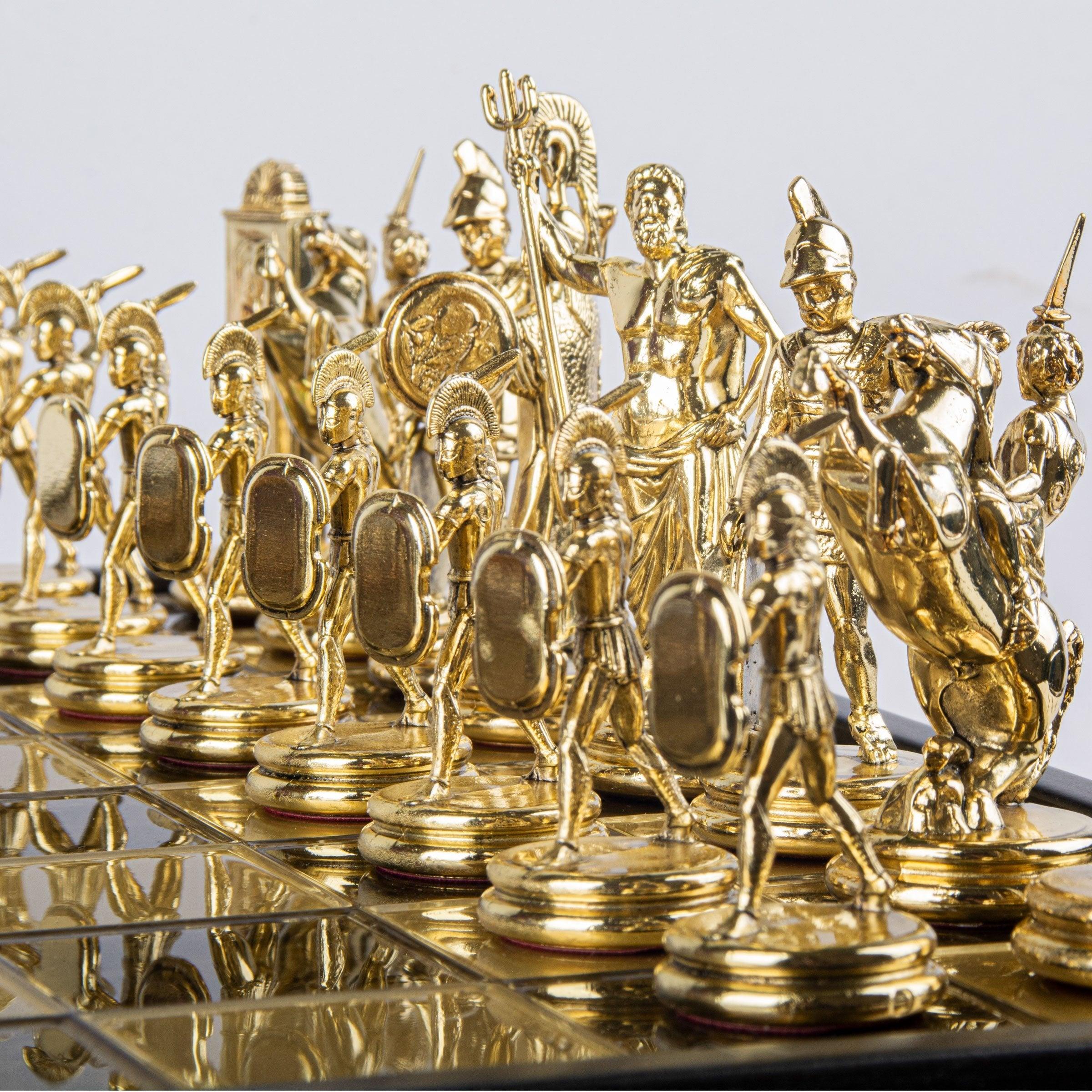 GREEK MYTHOLOGY CHESS SET gold/brown - LAZADO