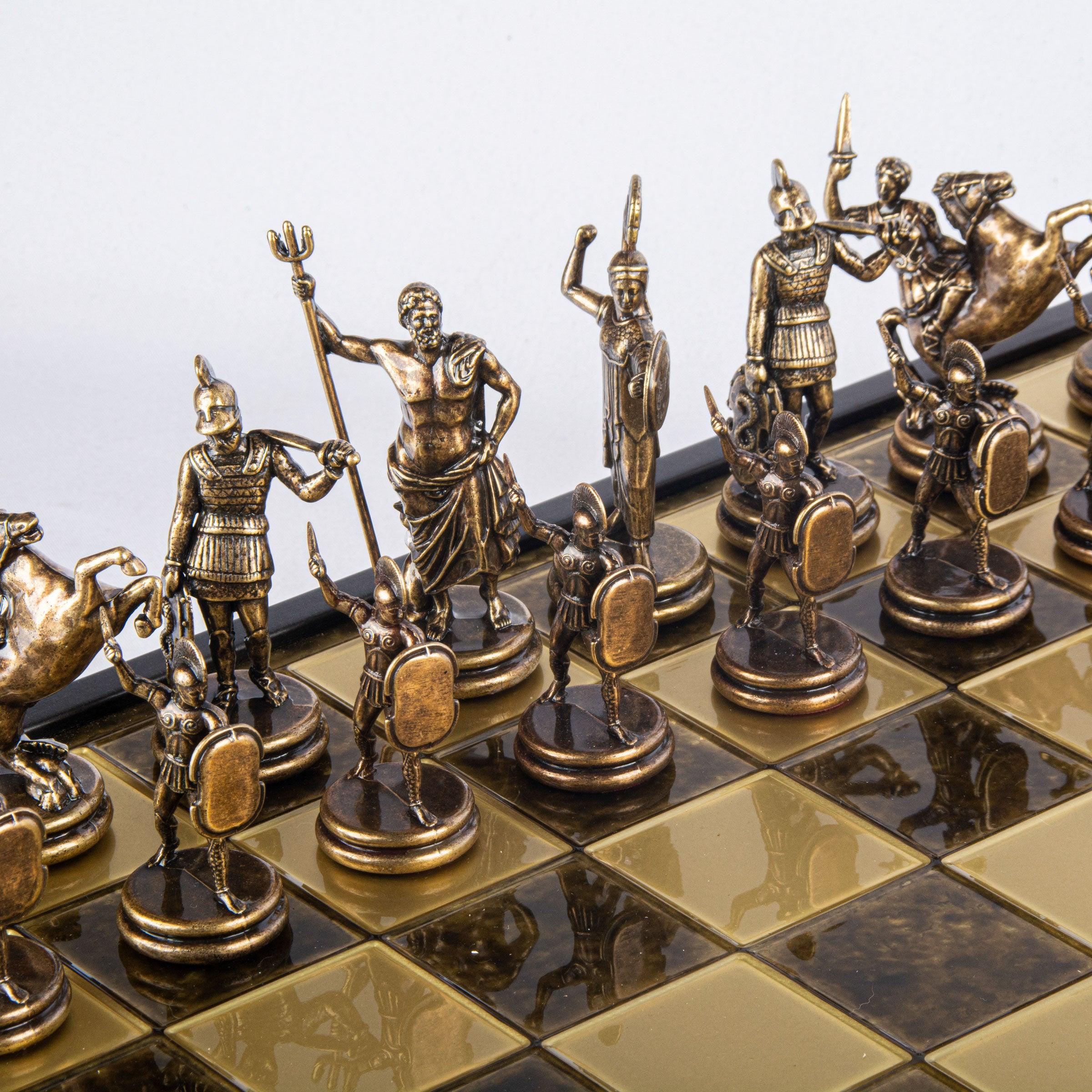 Legendary Chess Set Gold/Brown –- LAZADO