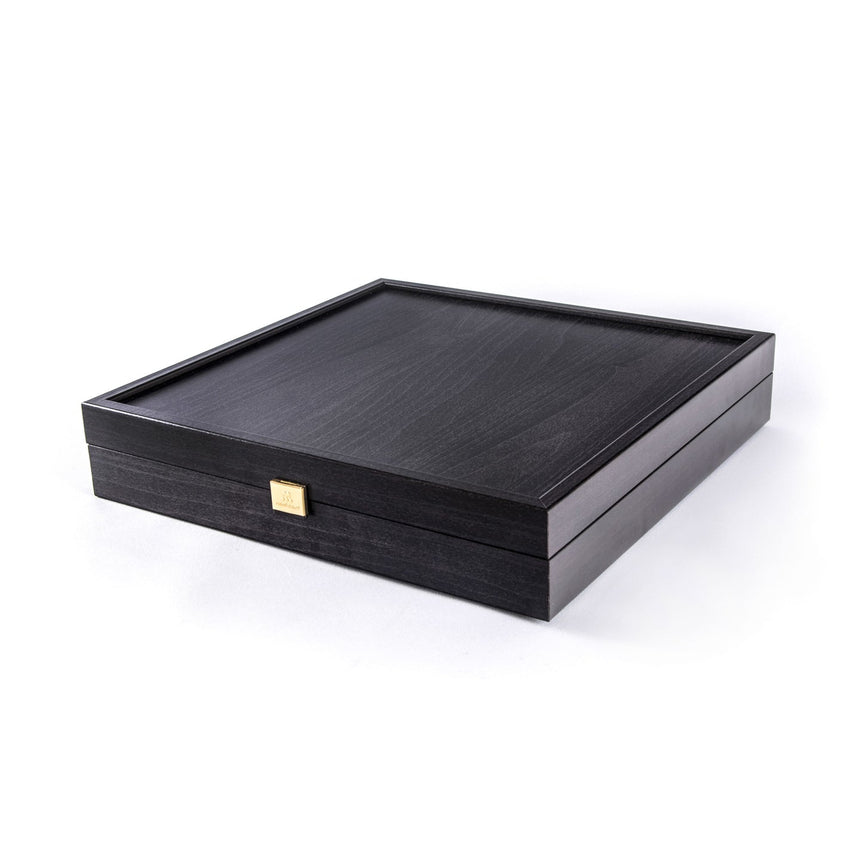 GREEK ROMAN PERIOD CHESS SET with gold/brown chessmen and bronze chessboard - 44 x 44cm (Large) - LAZADO