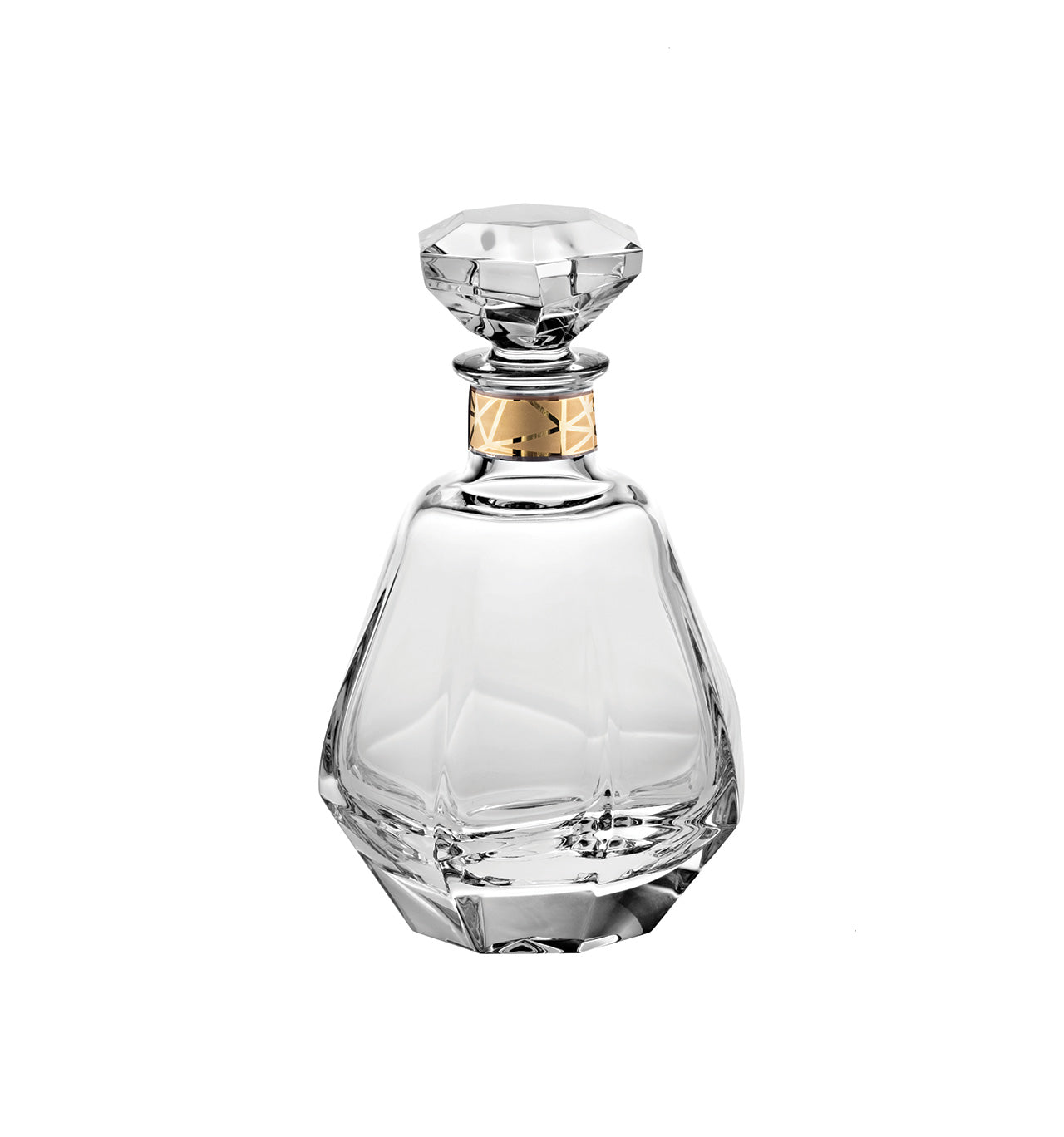 Gemstone - Whisky Decanter With Gold - LAZADO