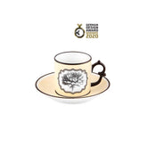 Herbariae - Coffee cup and saucer Yellow by Vista Alegre - Main View