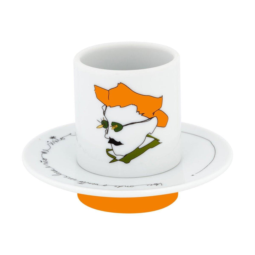 Heteronimos - Set 4 Coffee Cups and Saucers - LAZADO