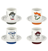 Heteronimos - Set 4 Coffee Cups and Saucers by Vista Alegre - Main View