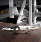 طبق بيضاوي سكيفون مطلي بالفضة