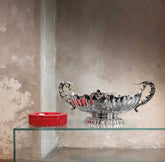 Barocco - Oval bowl w/base 48x22 cm