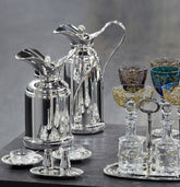 ترمس قهوة فضي بتصميم فاخر وسعة مثالية 0.75 لتر