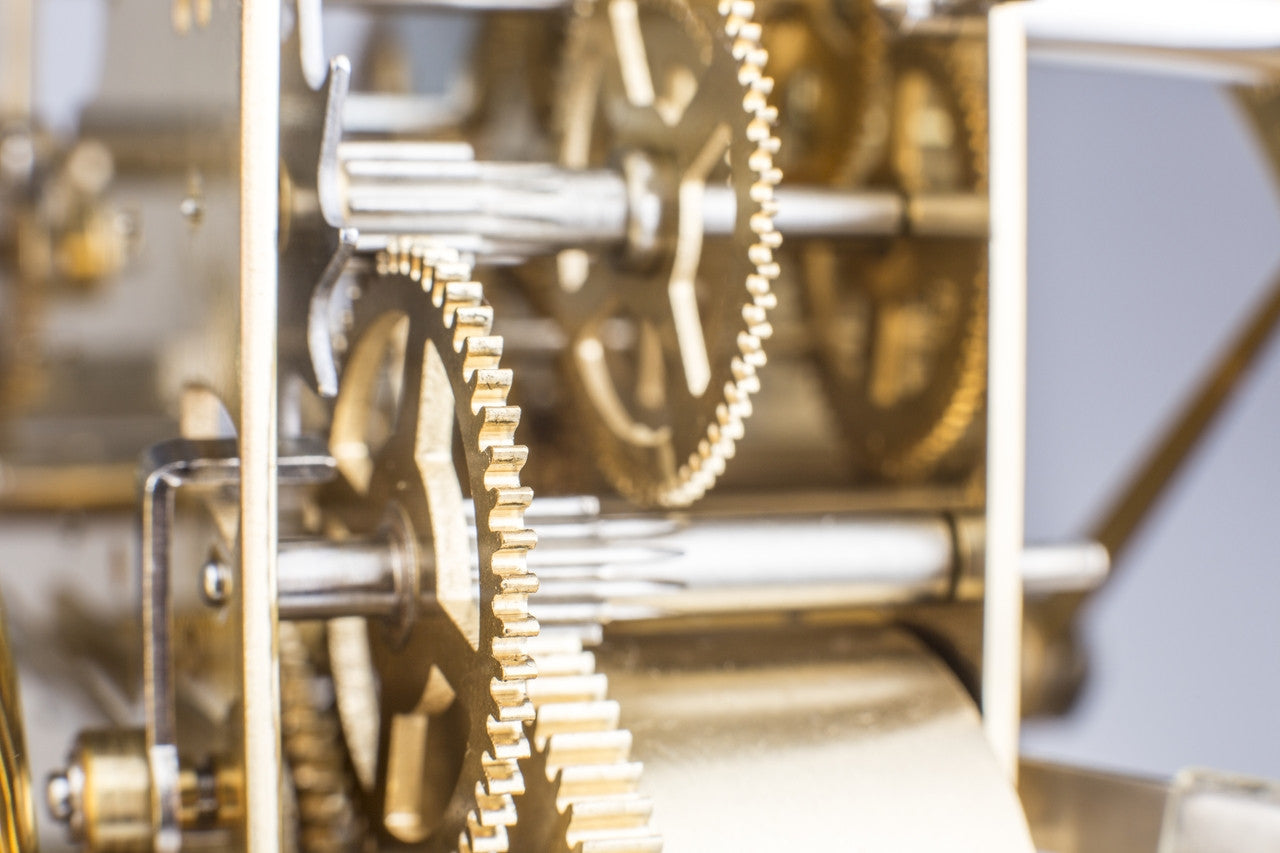 Hermle Table Clock – Walnut Finish