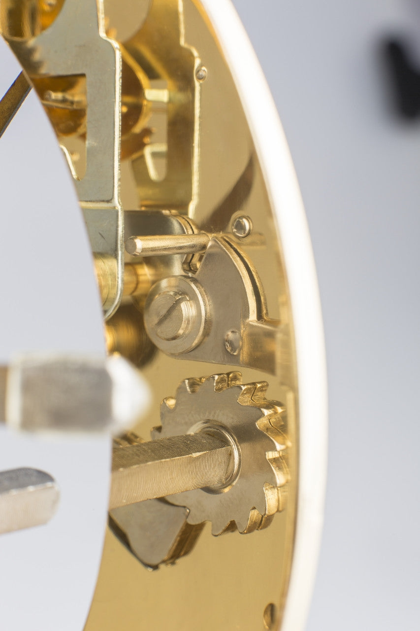 Hermle Table Clock – Walnut Finish