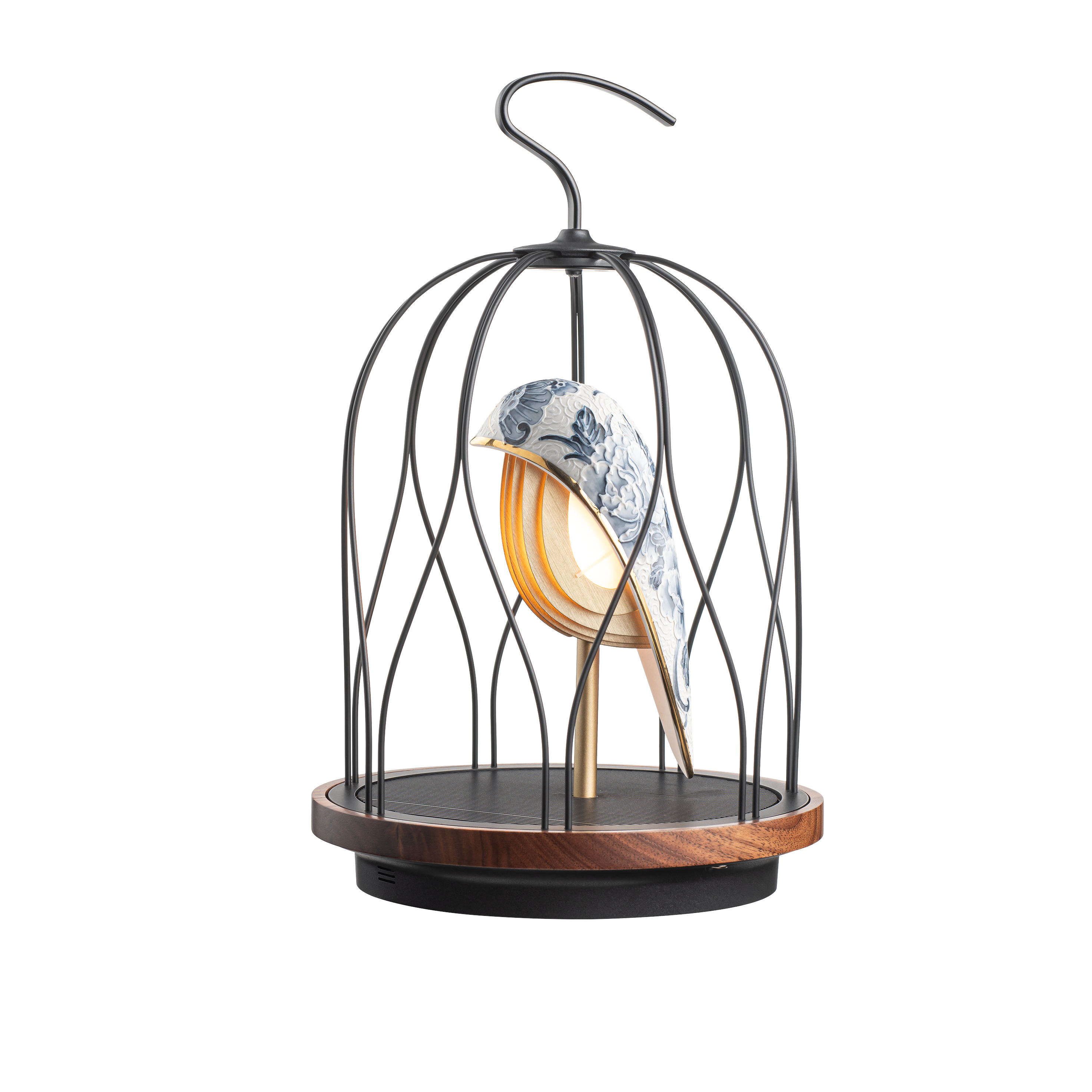 سبيكر JG01s اللاسلكية بتصميم مبتكر – ازرق وابيض