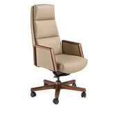 Mink leatherette Swivel Office Chair