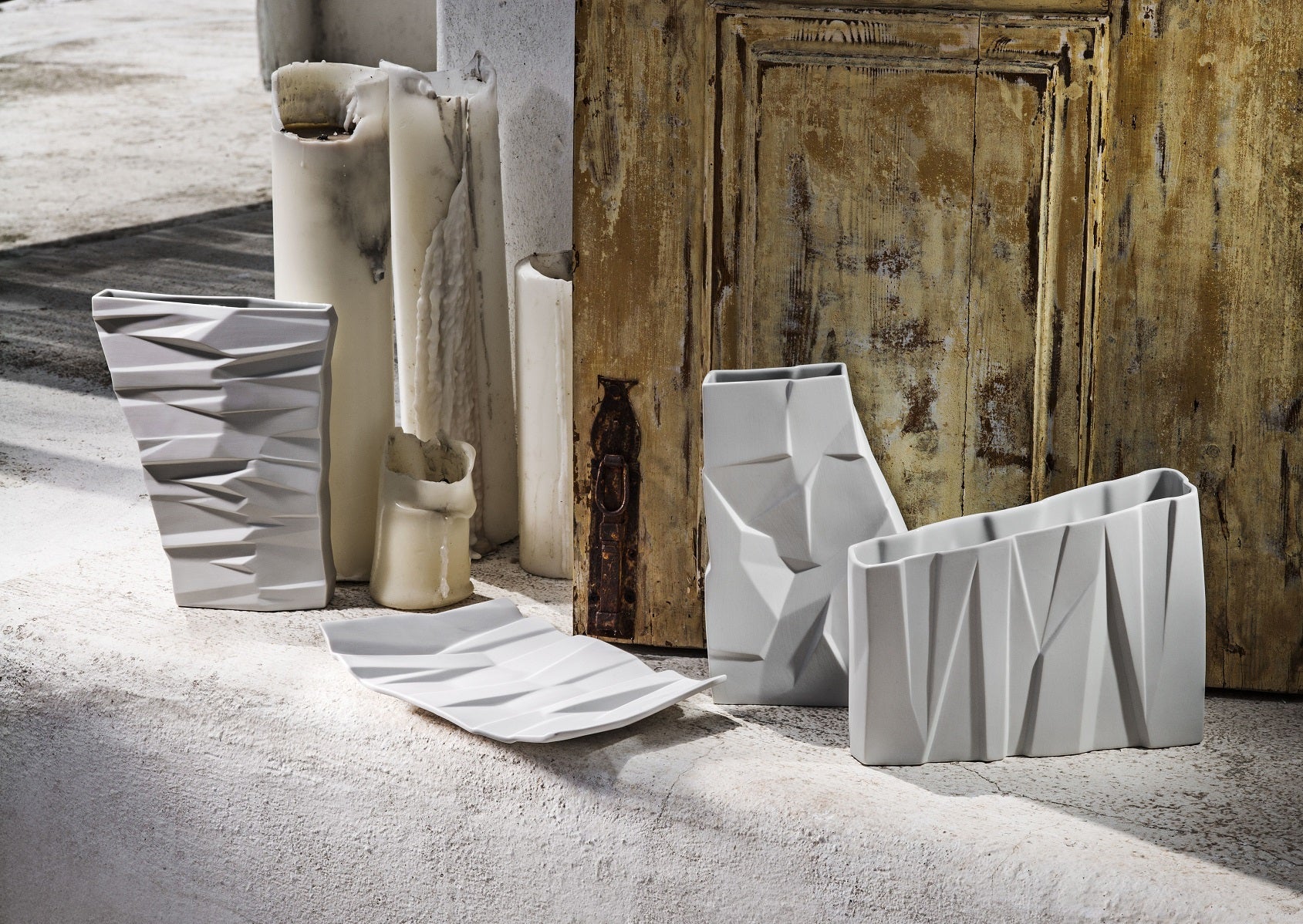 Matrix - Tall Thin Vase - LAZADO