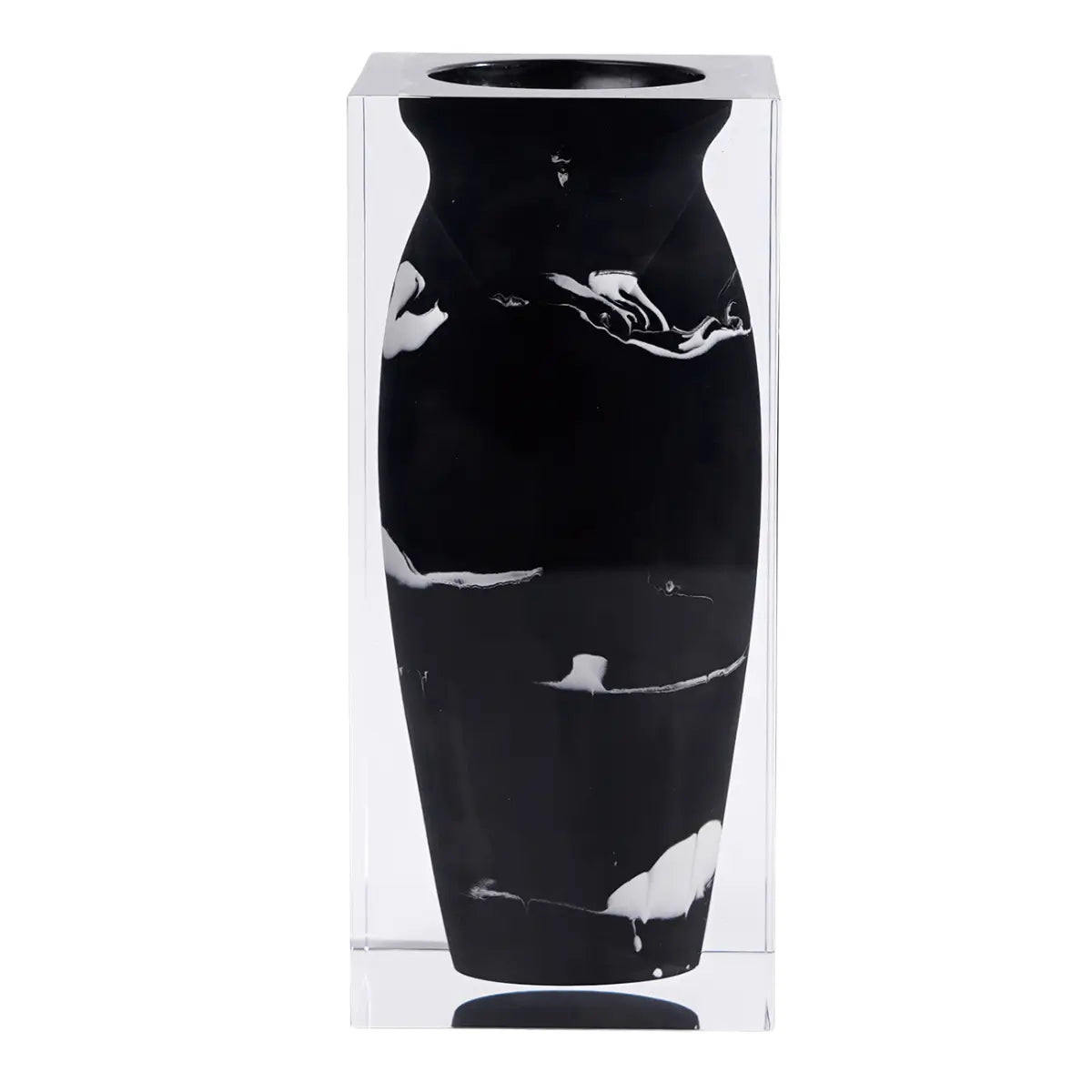 Taibai Acrylic Art Vase – Black Mottle