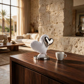Fly into my Heart Sculpture — Silver · 11 cm