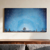 Notte di San Lorenzo — Painting on Canvas · 120×60 cm