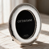 Miro Silver Photo Frame — Dolce Vita, Oval · 13×18 cm