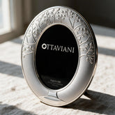 Miro Silver Photo Frame — Albero della Vita, Oval · 10×15 cm