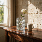 Crystal Vase — Rectangular · 10.5×7.5×15.5 cm