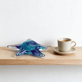 Starfish Figurine — Coloured Crystal · Ø 12.5 cm