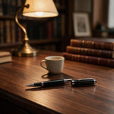 Black Resin Roller Pen