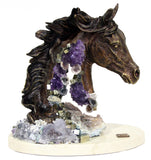 Pegasus - Horse sculptures with precious stones by Ebano - Alternate Angle
