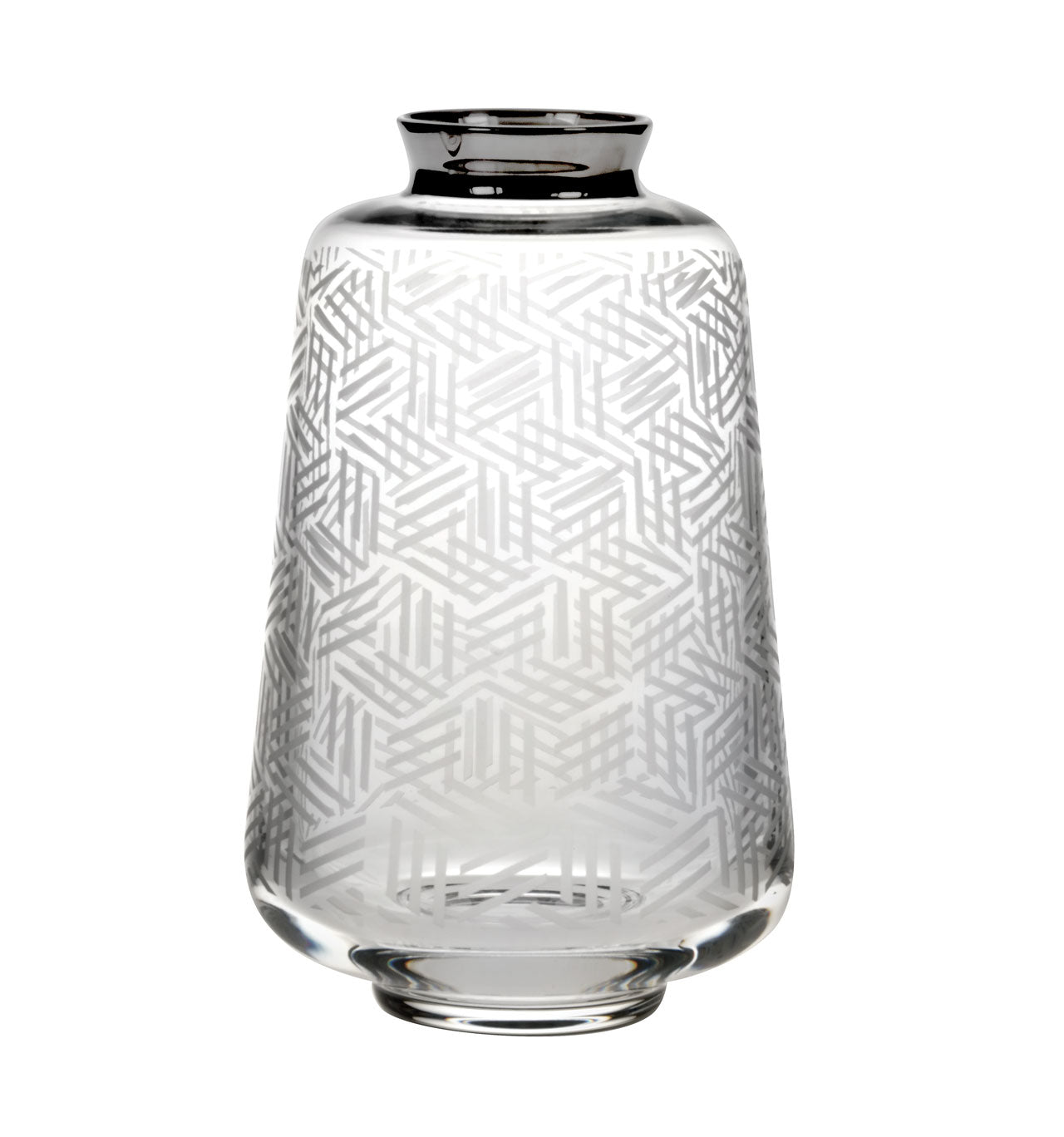 Potto - Large Vase With Platinum - LAZADO