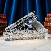 Signature Engraved Classic Clear crystal sculpture — Bohemia Royal Crystal
